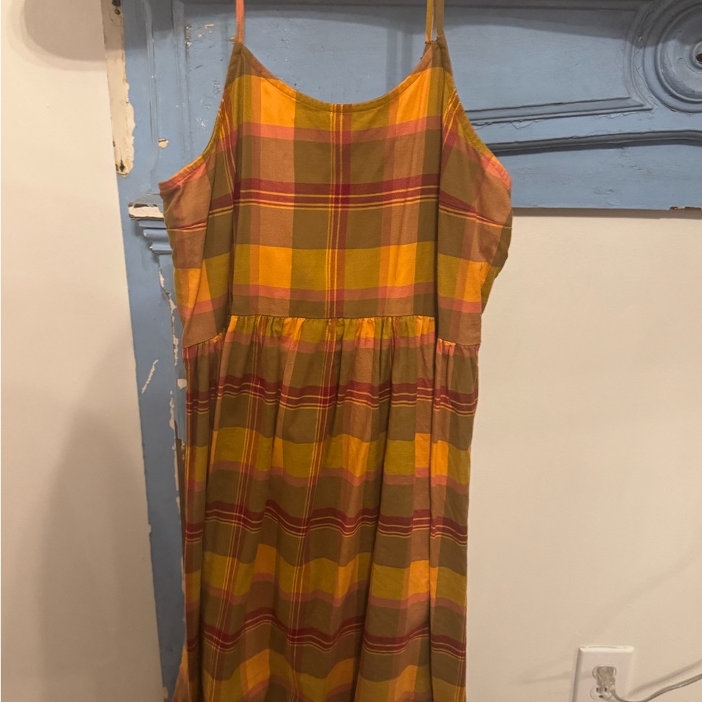 Madewell Multicolor Plaid Dress